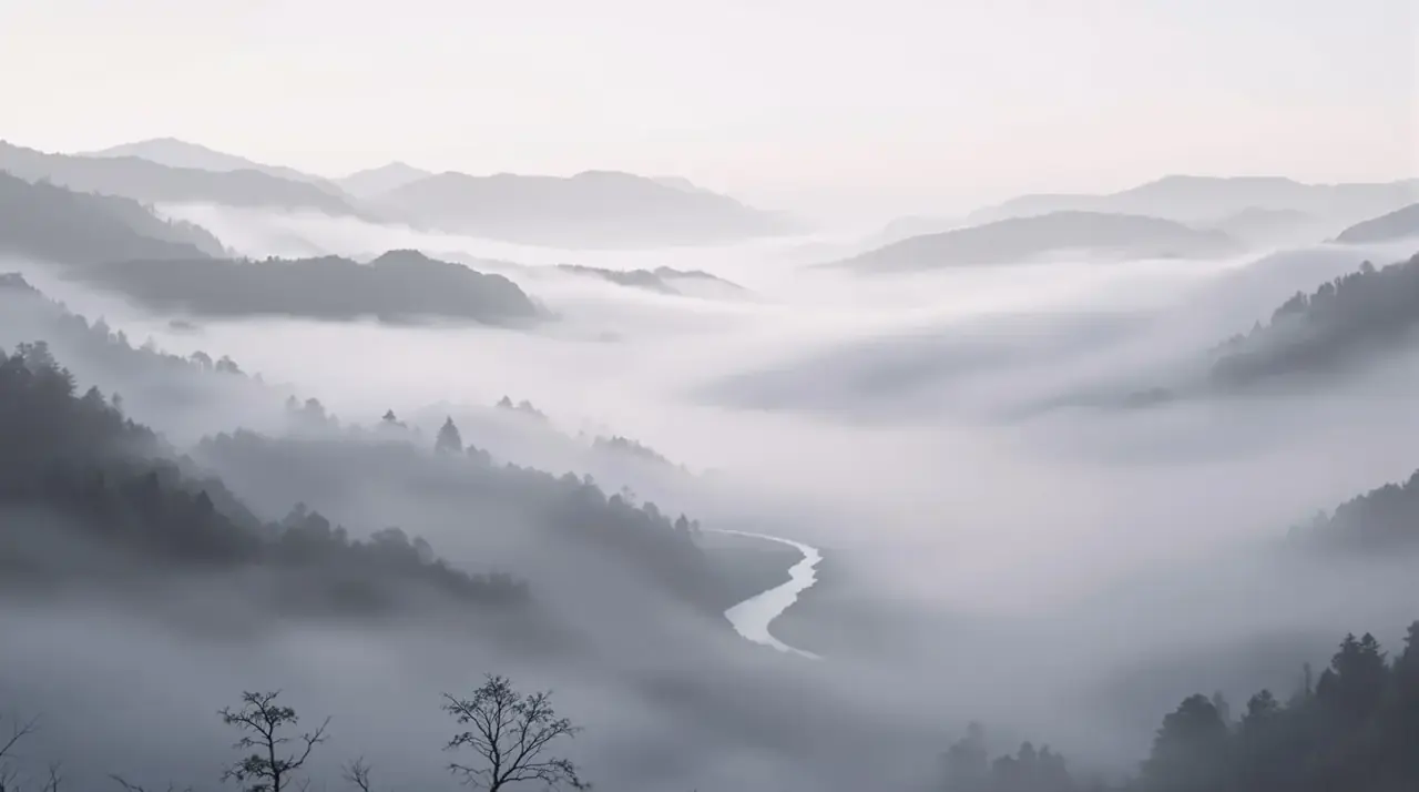 雾里山河 轮播背景图